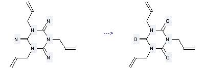 Triallyl isocyanurate can be prepared by 1,3,5-triallyl-[1,3,5]triazinane-2,4,6-triylidenetriamine by heating